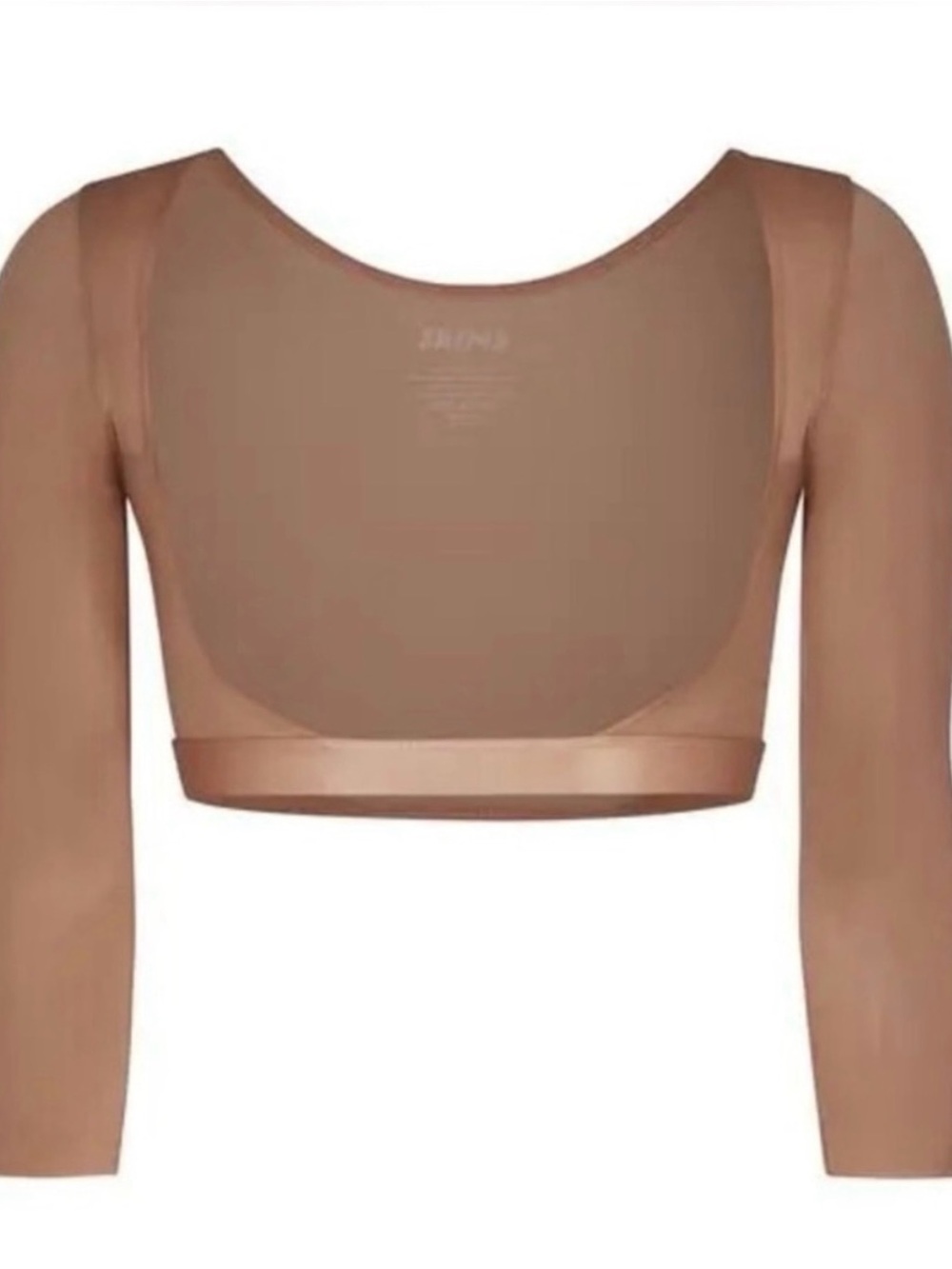SKIMS Lot of 2 Open-Bust Arm Shapers - Barely There Sz S NWOT in Neutral colors